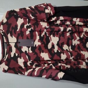 WESTY MEN'S CAMO THERMAL MULTICOLOR COTTON LONG SLEEVE SHIRT SIZE XL